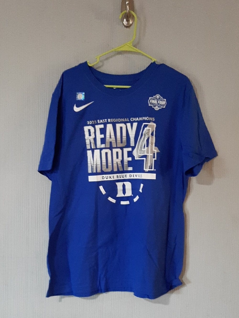 Nike Royal Blue 'Ready 4 More' Graphic Short Sleeve Tee